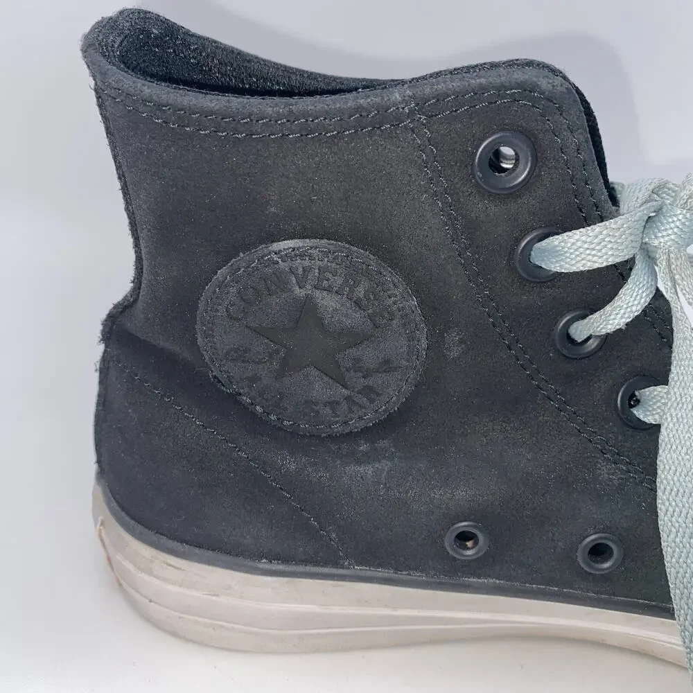 Converse Shoes Mens Size 6.5 Black Skateboarding Tagged High Top 153490C